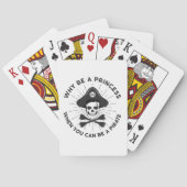 Waarom een prinses zijn als je een piraat kunt zij pokerkaarten (Achterkant)