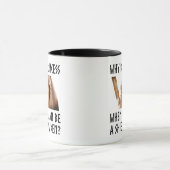 Waarom een prinses zijn als je een schild-meisje k mok (Midden)