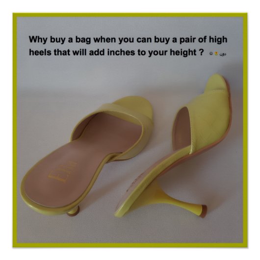 WAAROM EEN TAS KOPEN PERFECT POSTER (Voorkant)