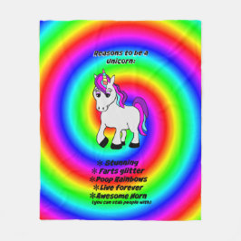 Waarom een Unicorn Fleece Blanket 50x60 zijn Deken