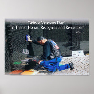 Waarom een Veteranendag. Poster