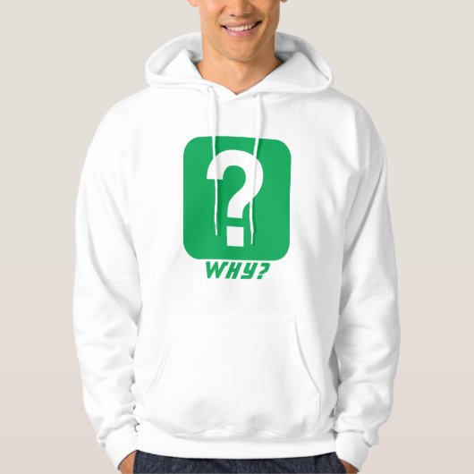 Waarom een vraagteken Monogram Hoodie (Voorkant)