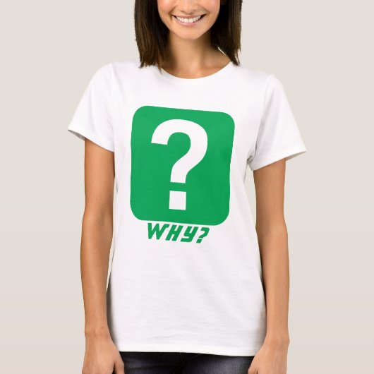 Waarom een vraagteken Monogram T-shirt (Voorkant)