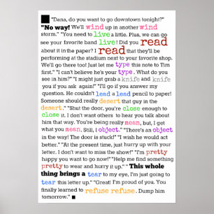 Waarom Engels zo moeilijk te leren is Poster