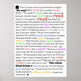 Waarom Engels zo moeilijk te leren is Poster