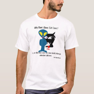 Waarom eten Aliens geen Koeien? Het is bewezen dat T-shirt