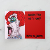 WAAROM ETEN MONSTERS GEEN CLOWNS KAART? KAART (Binnen)