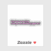 Waarom focussen op één ding? Grappig ADHD-brein Sticker (Vel)