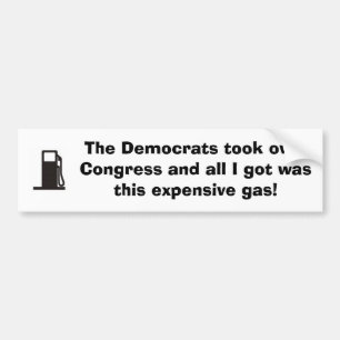 Waarom gas zo duur is bumpersticker