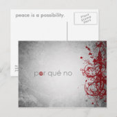 waarom geen vrede - spaans briefkaart (Voorkant / Achterkant)