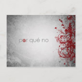 waarom geen vrede - spaans briefkaart (Voorkant)