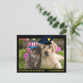 Waarom ging de zon naar school briefkaart (Staand voorkant)