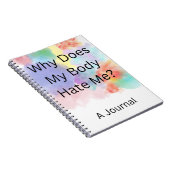 "Waarom haat mijn lichaam mij? Een dagboek" Notitieboek (Rechterzijde)