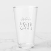 Waarom Hallo er nieuwe jaren oud Glas (Achterkant)