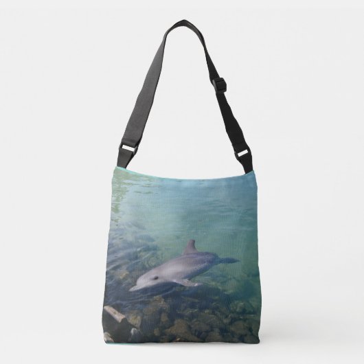 Waarom Hallo Mr Dolphin, Crossbody Bag Crossbody Tas (Voorkant)