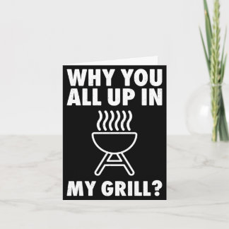 Waarom hang je rond bij mijn grill bbq grillen vad kaart
