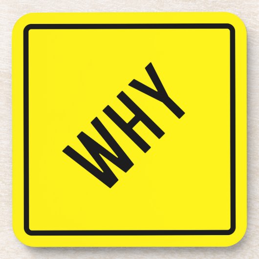 Waarom Hard Plastic Onderzetter (Voorkant)