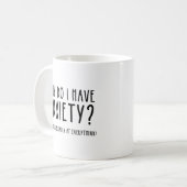 Waarom heb ik angst? Gestures bij alles Koffiemok (Voorkant links)