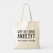 Waarom heb ik angst? Gestures bij alles Tote Bag (Achterkant)