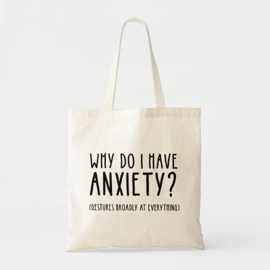 Waarom heb ik angst? Gestures bij alles Tote Bag (Voorkant)