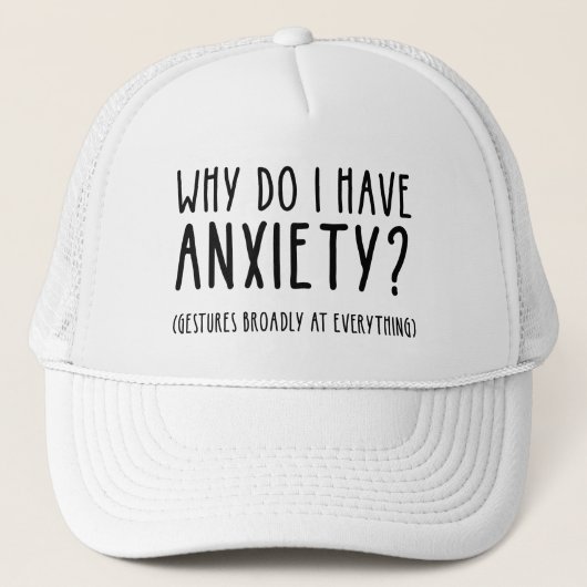 Waarom heb ik angst? Gestures bij alles Trucker Pet (Voorkant)