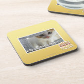 Waarom heb je een huid? drankjes onderzetter (Linkerzijde)