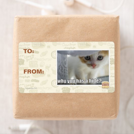 Waarom heb je een schuilplaats? etiket (Insitu)