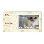 Waarom heb je een schuilplaats? etiket (Voorkant)