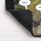 Waarom hebben de kippen de weg oversteken? muismat (Hoek)