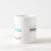 Waarom hebben Golfballen dieven? KoffieMok (Center)