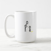 Waarom hebben we geen hond? koffiemok (Links)