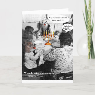 Waarom hebt u een dreidel nodig voor de soep? De Feestdagen Kaart