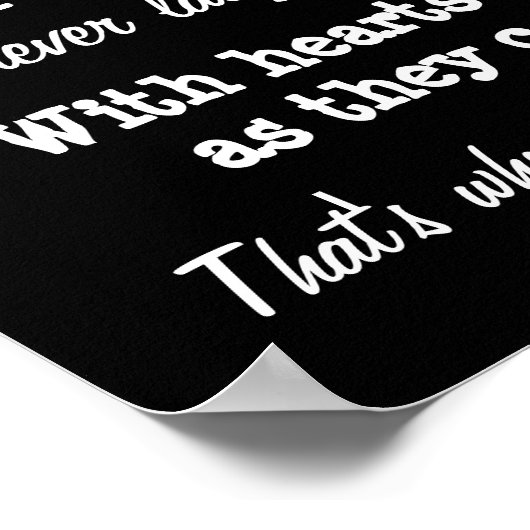 Waarom heeft God de familie een wanddruk gemaakt Poster (Hoek)