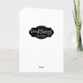 Waarom heeft het Turkije de weg oversteken? Grappi Feestdagen Kaart (Achterkant)