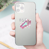 Waarom Herfst in Love Funny Anti Valentine Sticker (Telefoon)