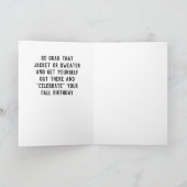 WAAROM "HERFST OF HERFST VERJAARDAGEN" ZO COOL ZIJ KAART (Binnen)