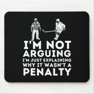 Waarom het geen penalty was uitgelegd - IJshockey Muismat