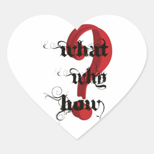 waarom het vragenuur  wordt hart sticker