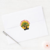 Waarom heten ze geen Bonsai-mensen? Ronde Sticker (Envelop)