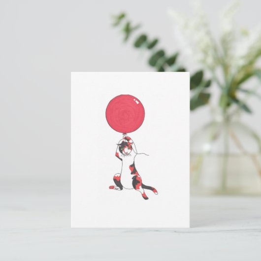 Waarom ik? briefkaart (Staand voorkant)