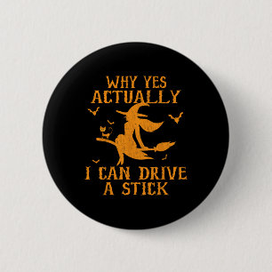 Waarom ik echt een tikkende halloween kan rijden 2 ronde button 5,7 cm