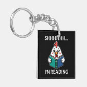 Waarom ik een boek lees over een geliefde van kipp sleutelhanger (Voorkant Links)