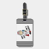 Waarom ik een verpleegster ben bagagelabel (Voorkant verticaal)