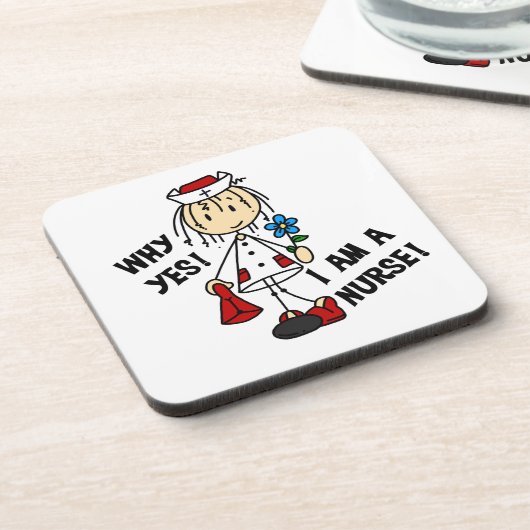 Waarom ik een verpleegster ben bier onderzetter (Linkerzijde)