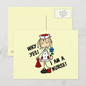 Waarom ik een verpleegster ben briefkaart (Voorkant / Achterkant)