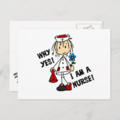 Waarom ik een verpleegster ben briefkaart (Voorkant / Achterkant)