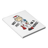 Waarom ik een verpleegster ben notitieblok (Schuin)