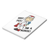 Waarom ik een verpleegster ben notitieblok (Linkerzijde)