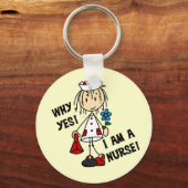 Waarom ik een verpleegster ben sleutelhanger (Voorkant)