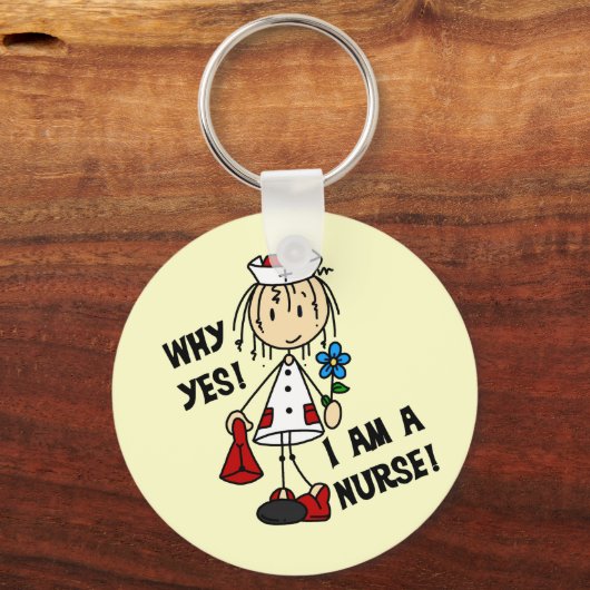 Waarom ik een verpleegster ben sleutelhanger (Voorkant)